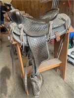 Vintage Leather Saddle. Comes with saddle tree.