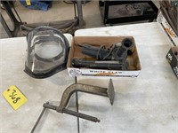 Grinder, Helmet, Clamp, Light