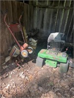 2 Plows, Lawn Mower Selling for parts