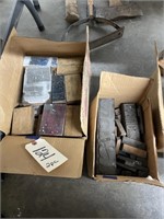 2 Boxes of Wooden Stamps