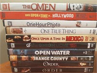 10 Lightly Used DVD's