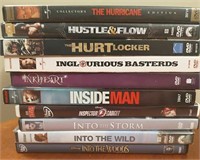 10 Lightly Used DVD's