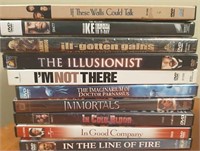 10 Lightly Used DVD's