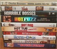 10 Lightly Used DVD's