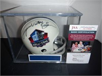 LYNN SWANN SIGNED AUTO HOF MINI HELMET