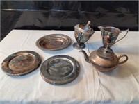 Antique Silver Plated Dishes