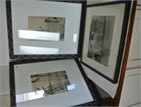 Trio of Framed Prints