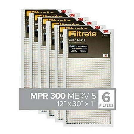 $45 Filtrete 12x30x1 Air Filter MPR 300