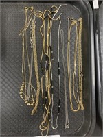 Lot of Gold a Costume Chains.