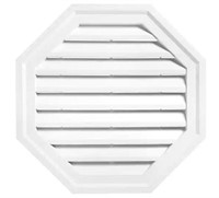 22" Octagon Weather Filter Gable Louver Vent