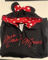 New Disney Minnie Mouse Hoodie X Large Women NWT