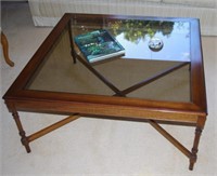Large square coffee table