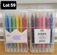 Scented brush markers
