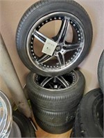 4 - Aluminum Wheels & Tires