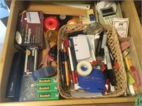 large assortment of office items