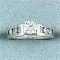 3/4ct TW Diamond Engagement Ring in 14K White Gold