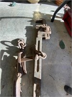 Binder & Large Pipe Wrench