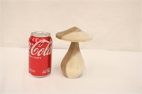 Hand Carved Wooden Mushroom