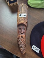 WOODEN CARVED MAN DECOR