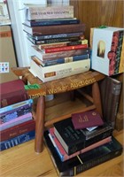 Foot Stool, Religious Books. Holy Bible, Doll