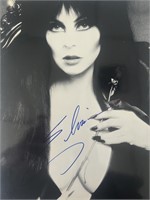 Elvira signed mini poster
