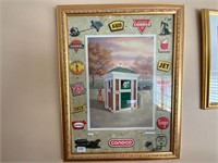 Conoco R. Bailey Signed Century's Of Service Print