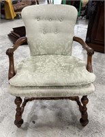 Vintage William and Mary Style Arm Chair