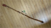 Wooden walking stick (38" Long)