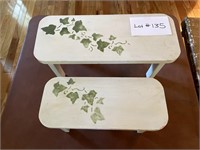 Small Wooden Stools/Benches (2)