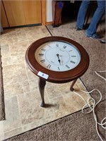 Quartz Clock Side Table