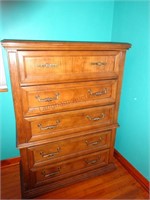 Classic Pecan Chest of Drawers by Bassett