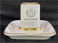 The Broadmoor Ceramic Match Holder & Ashtray