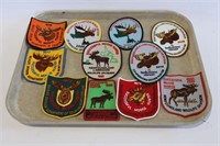 COLLECTION OF 1977-2012 MOOSE HUNTERS CRESTS