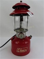 Vintage Coleman Electricified Lantern - 12" Tall