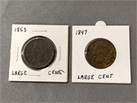 (2) Large Cents