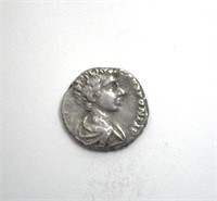 198-217 AD Caracalla As Caesar XF AR Denarius