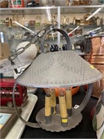 Punched Tin Hanging Light