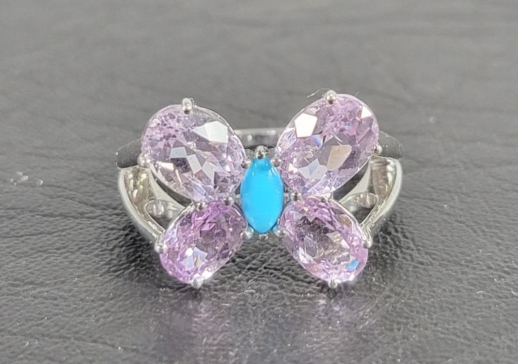 Sterling Butterfly Ring