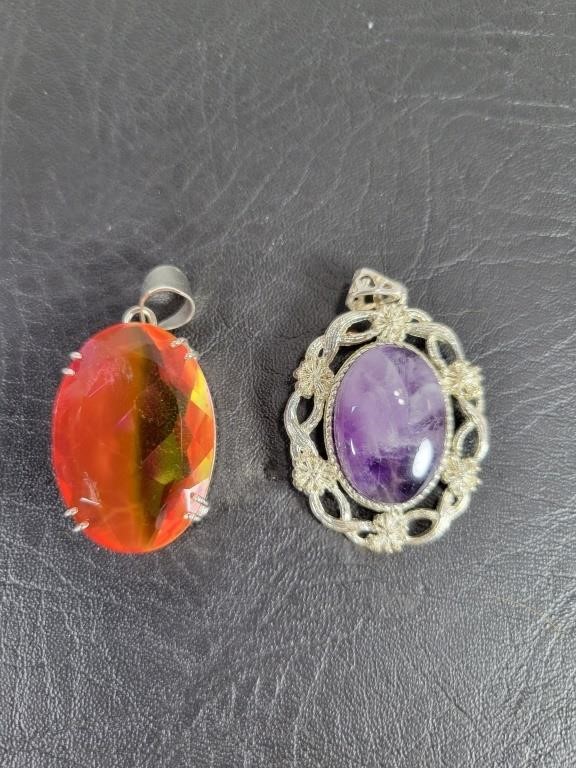 2 Pendants 1 Marked 925