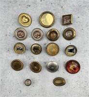 Collection of Antique Bridle Rosettes