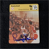 George McGinnis Auto Basketball Profile