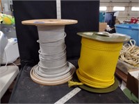 Spool of Rope & Spool of Communiction Cable