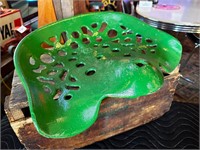 Vintage Green Tractor Seat
