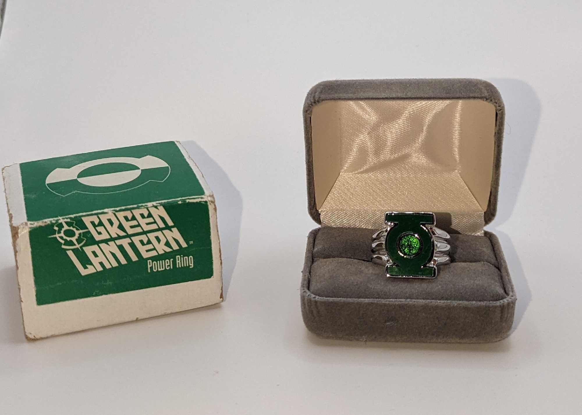 Green Lantern Ring First DC Retail Version Size 10