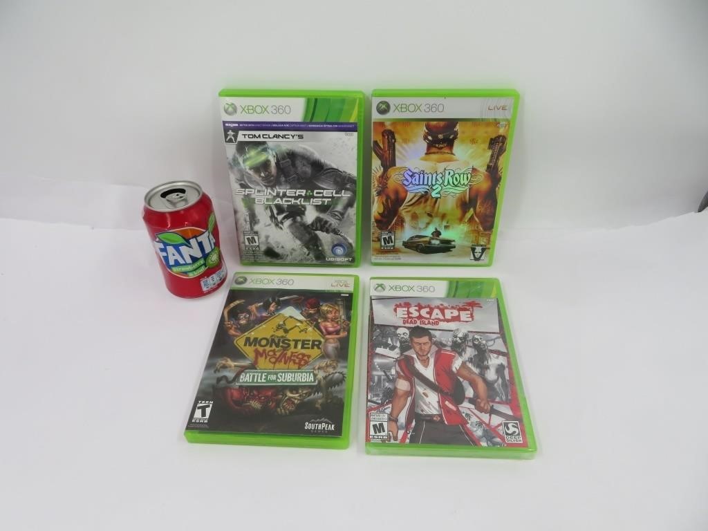 4 jeux pour Xbox 360 dont Escape Dead Island