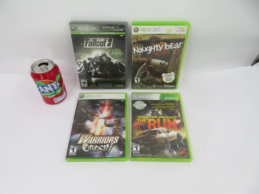 4 jeux pour Xbox 360 dont Fallout 3