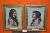 Pr. of Bill Hampton Native American prints