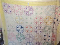 Quilt -approx 68" x  80" has a few stains and is