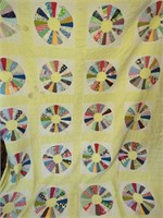 Yellow Quilt approx 80" x  96"