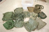 US Military Backpacks, Shoulder Bags, Water Bucket